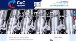 Desktop Screenshot of cchydraulics.co.uk